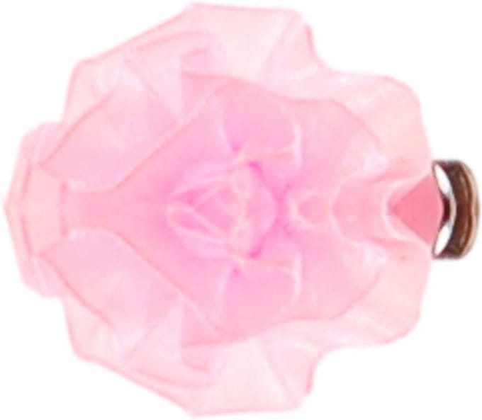 Haarclipje bloem roze