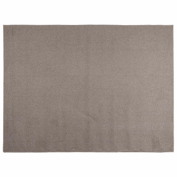 vidaXL - Binnen - kleed - LUGO - Crème - en - Taupe - 140 - x - 200 - cm - Polyester