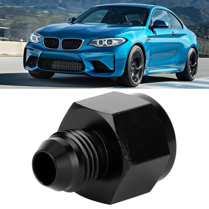 CNC Aluminium AN8 Vrouwelijk AN6 Mannelijk Oliekoeler Fitting Adapter 8AN naar 6AN