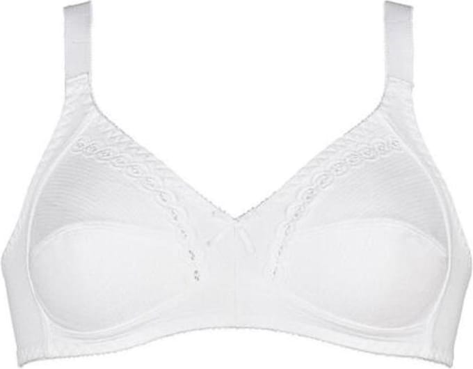 Naturana 100% katoenen soft BH zonder beugels 80E wit