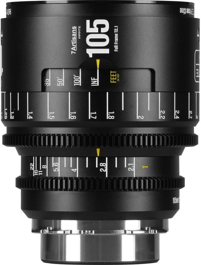 7Artisans Infinte 105mm T2.1 FullFrame DE-Clicked PL Mount