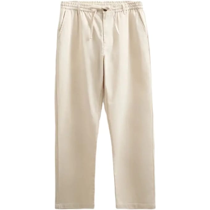 Pantalon van katoen, linnen en viscose Anerkjendt Jan