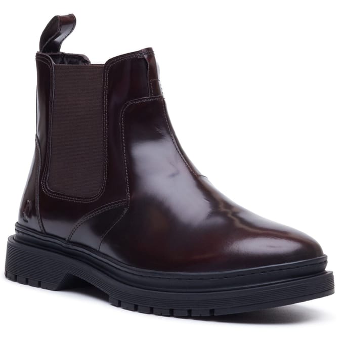 Hush Puppies Jamie Leren Heren Bordeaux Boots
