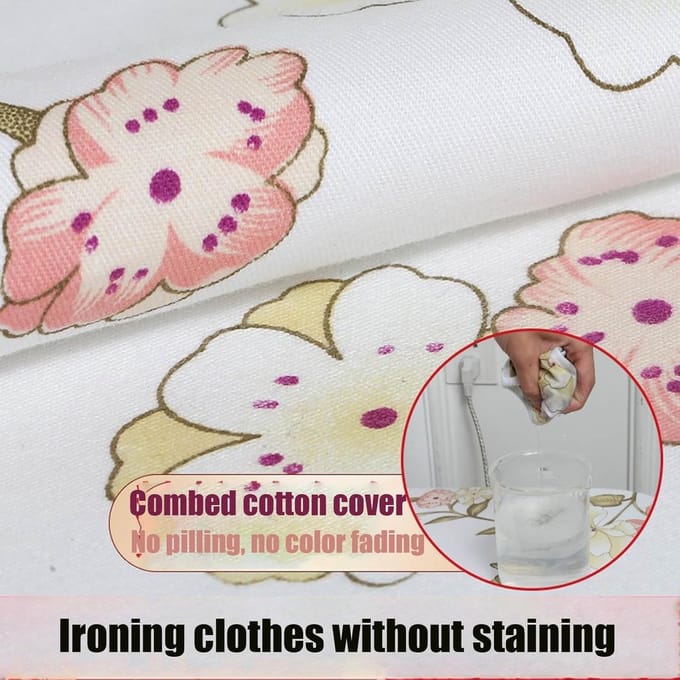 Strijkplankhoes 140x50 cm Katoen Polyester Hittebestendig Universele Pasvorm