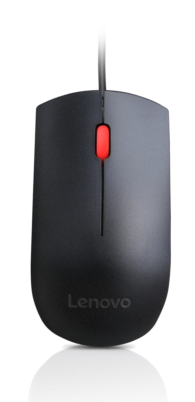 Lenovo Usb Optische Muis Voor Laptop Pc Computer 1600 Dpi Ergonomische Prestaties