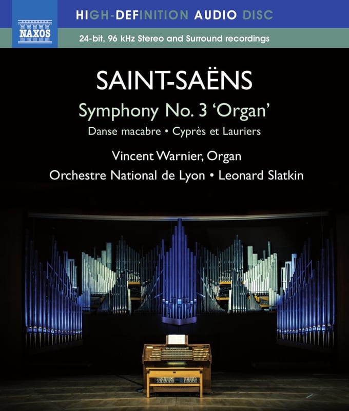 Vincent Warnier, Orchestre National De Lyon, Leonard Slatkin - Saint-Saëns: Symphony No.3 'Organ' (Blu-ray)