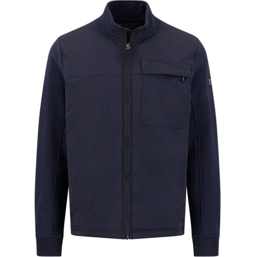 Fynch-Hatton Jack Hybrid Stand-Up Collar Solid Color Navy / male