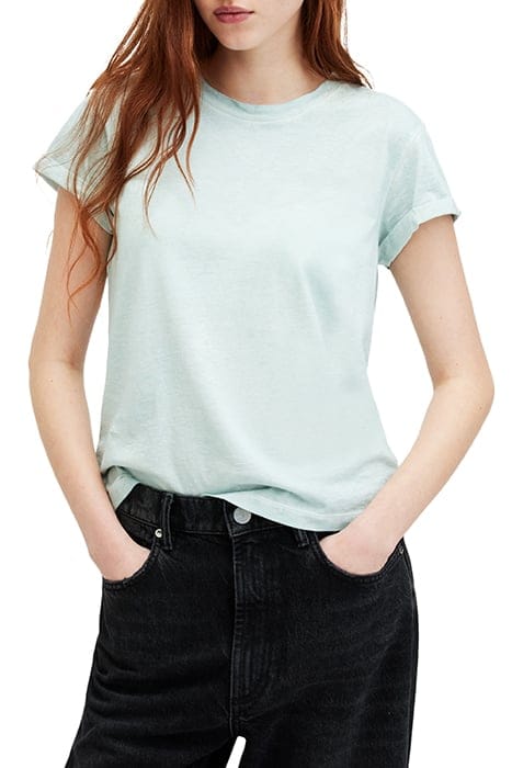 AllSaints Anna Tee Crystal Blue Taglia: 10 | Maglie Sportivi Outlet | Donna | Blu