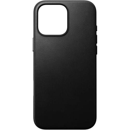 Nomad - Traditional Leather Case iPhone 16 Pro Max Mag Hoesje - Zwart