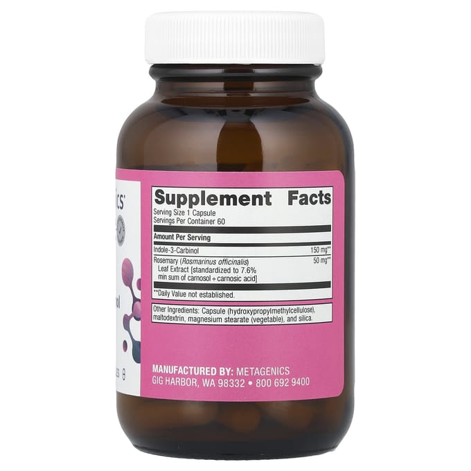 Santé des femmes, Indole-3-Carbinol, 60 capsules
