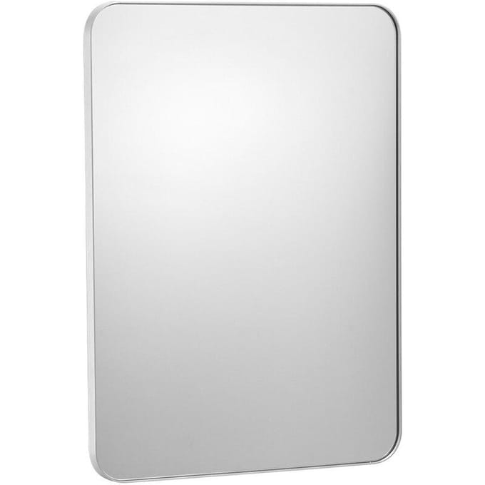 Miroir Mural Carré 22  x 30  avec Cadre en Alliage d'Aluminium
