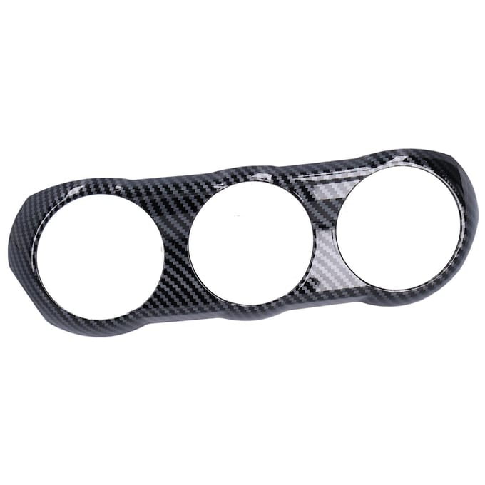 Airconditioning Schakelaar Sierkap Koolstofvezel Stijl Vervanging voor Mazda CX3 CX3 20162018 black