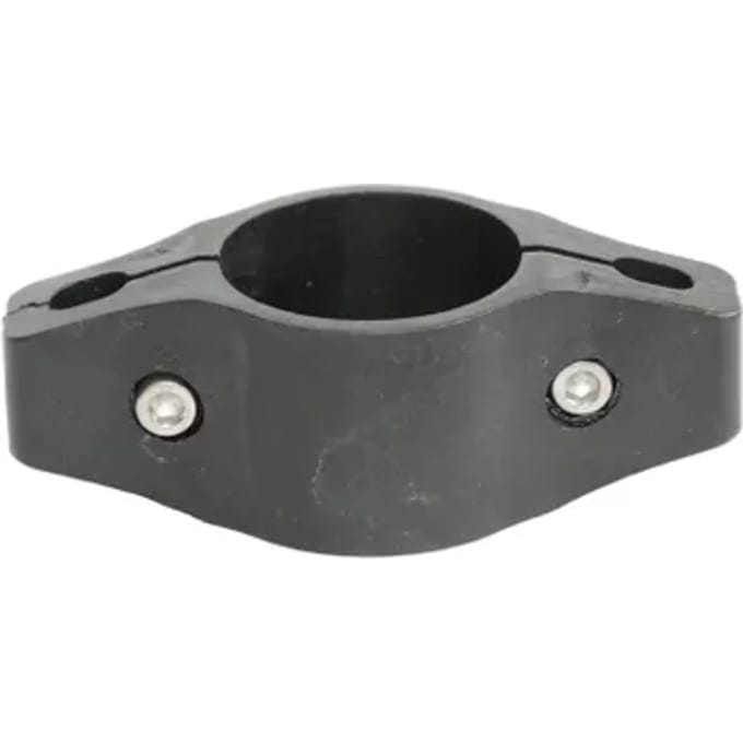 Giardino Middenklem Voor Ronde Paal Zwart 48mm