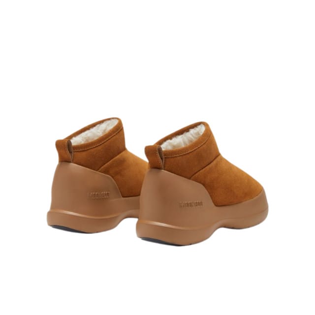 Moon Boot Mn Luna Low Boot Suede Boots Cognac 80d2480040