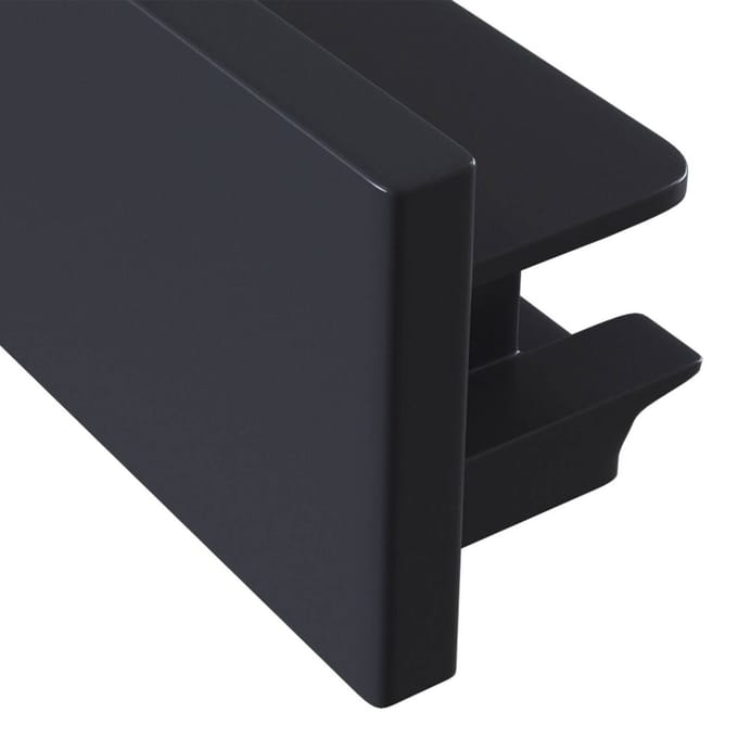 Maytoni Eindkap Track, 1-fase-rail, zwart