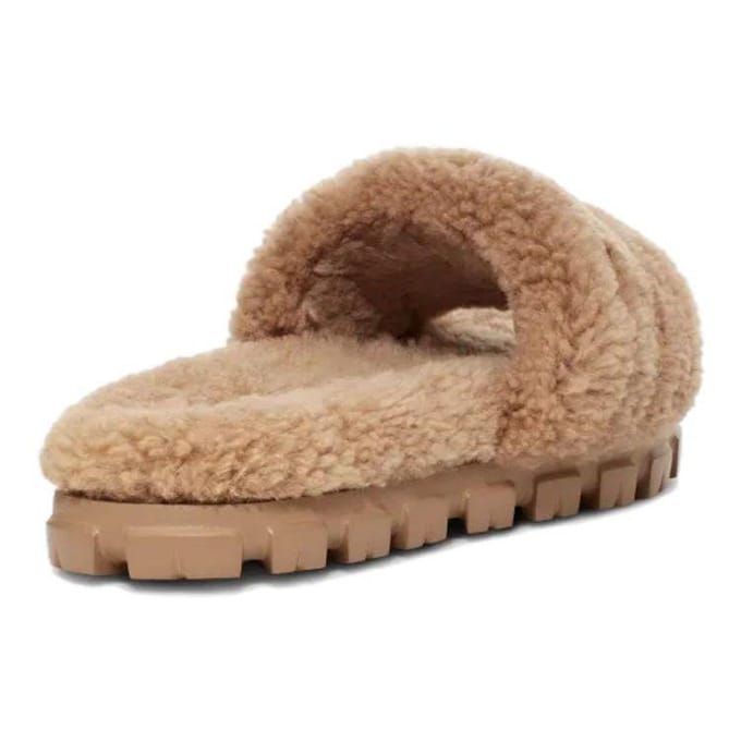 UGG  Cozetta Curly Pantoffel Kastanje Dames Sneakers Bruin 1130838-CHE 39 beige