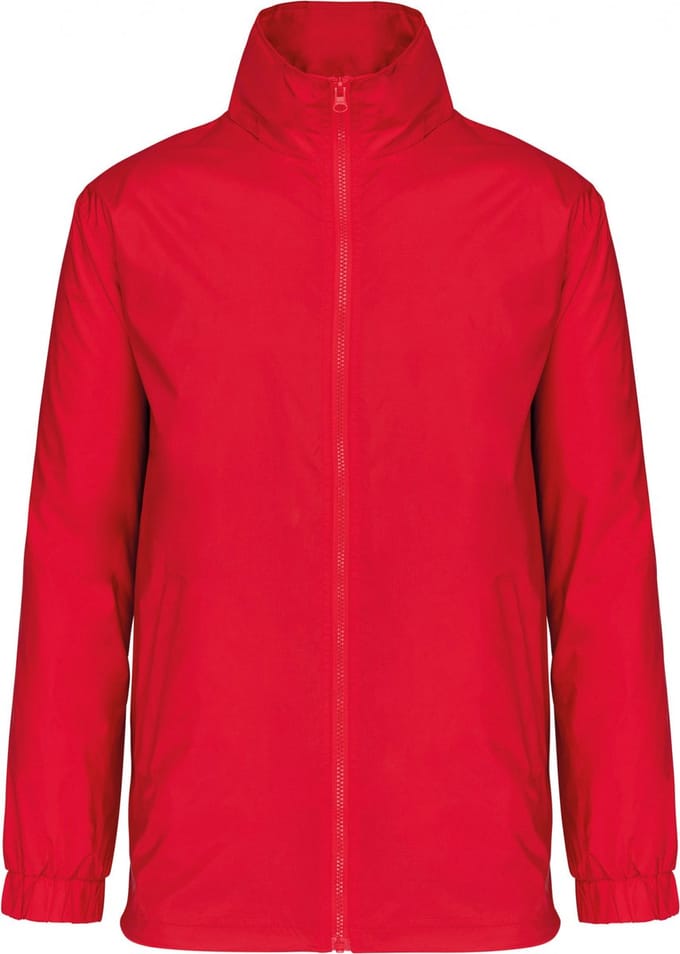 Kariban Gevoerde windbreaker heren K687 - Red - M