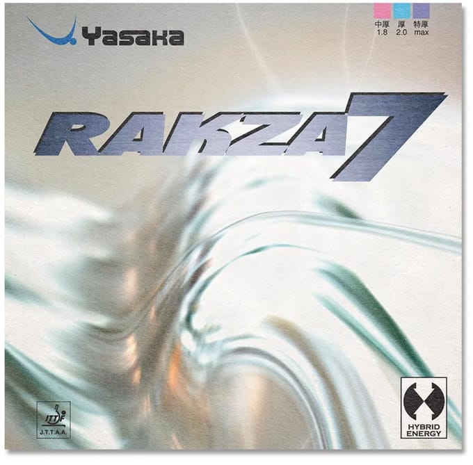 Yasaka - Rakza 7 - Rood - 2.0 - Tafeltennis Rubbers