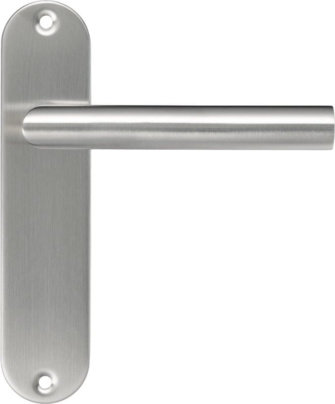 Rondo - Deurbeslag rvs - kort rond schild