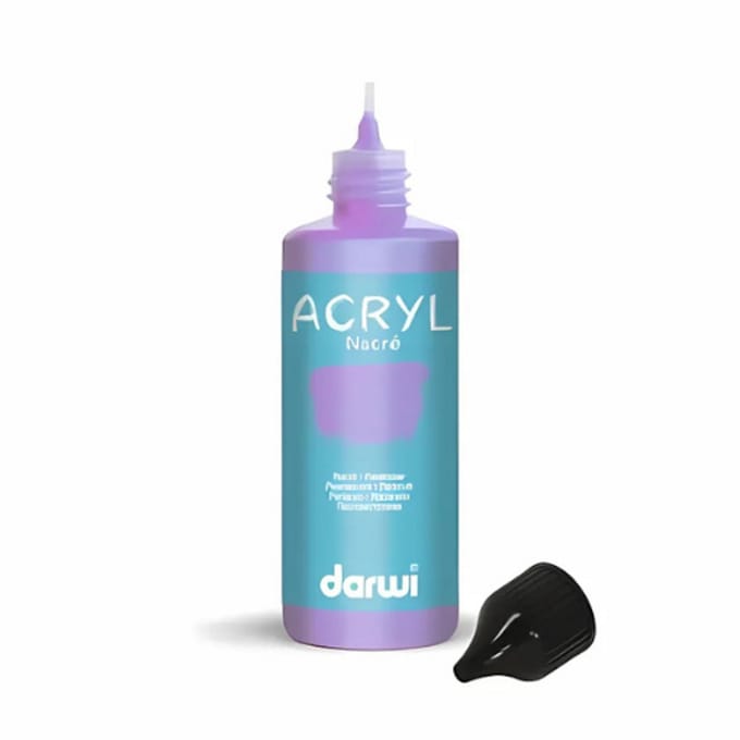 DARWI parelmoer acrylverf lila