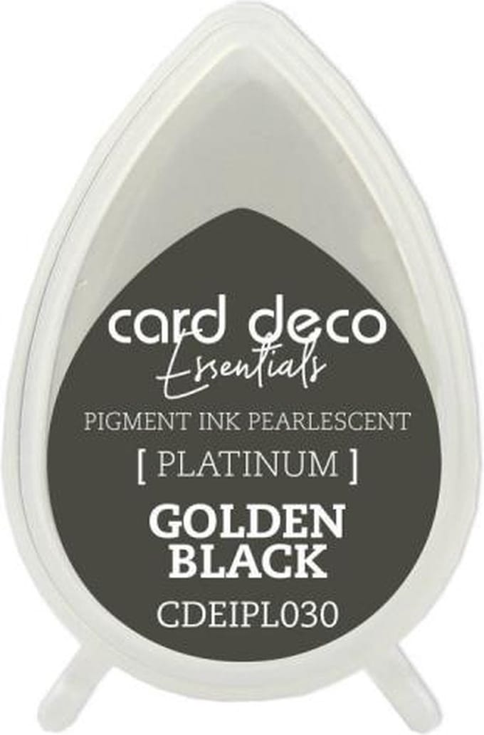 Card Deco Essentials Pigment Ink Pearlescent Golden Black