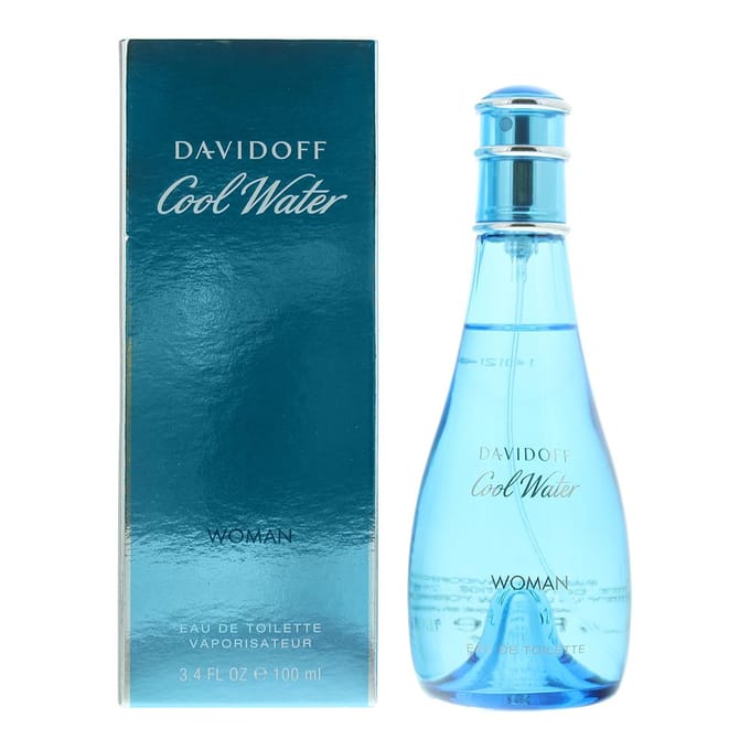 Davidoff Cool Water Woman Eau de Toilette Spray Damesparfum Dames 100 ml