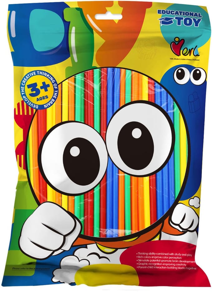 Bouwrietjes in Zak, 100dlg.