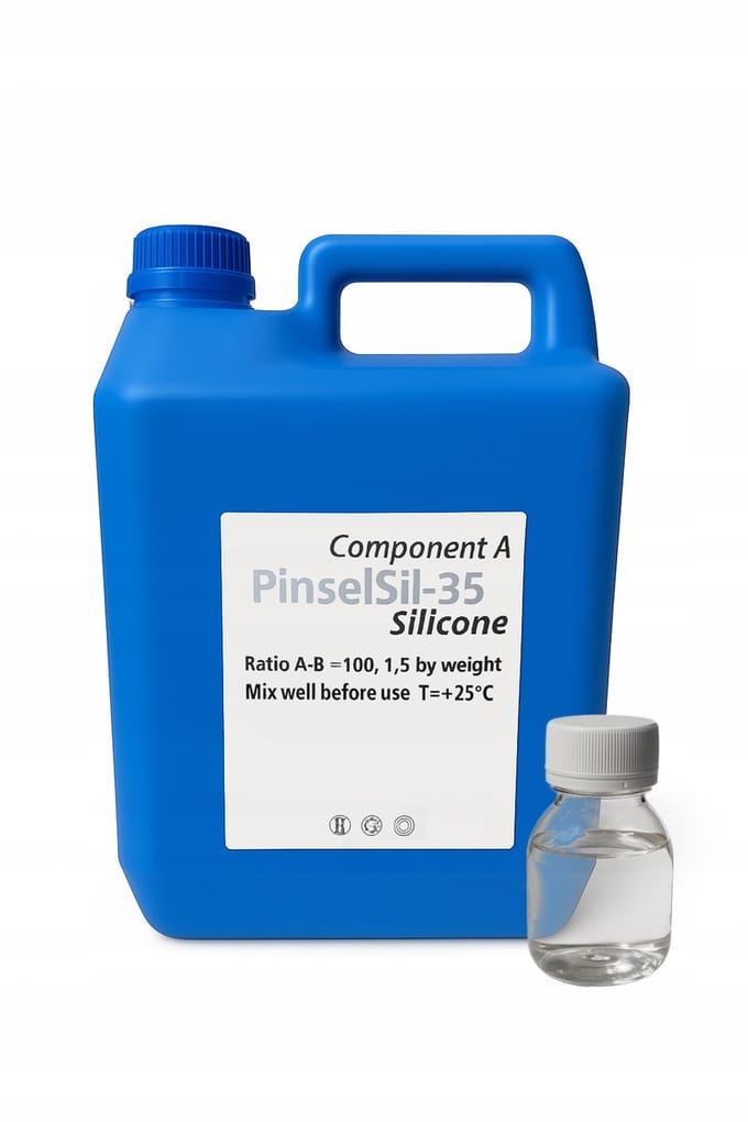 PinselSil-35 - Siliconen voor Mallen - 10 kg - Zeer Viscueus