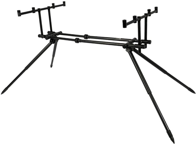 RCG Venator Rodpod Quad - 4 Hengels - Zwart