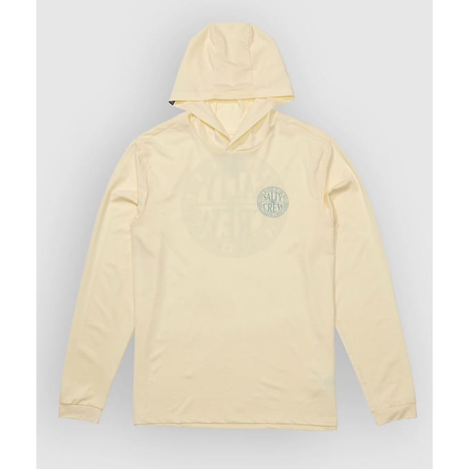 Salty Crew Global Hood Sunshirt Longsleeve Lycra grijs