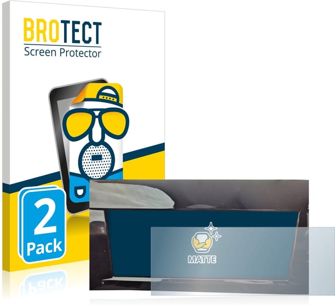 BROTECT - Screenprotector voor Opel Astra L 2022 Digital Cockpit - Folie Beschermfolie matte 2 Stuks