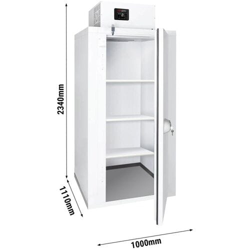 GGM Gastro Kompakte Kühlzelle - 1000x1100mm - 1,59m³ - mit 3 Ablagen Wit