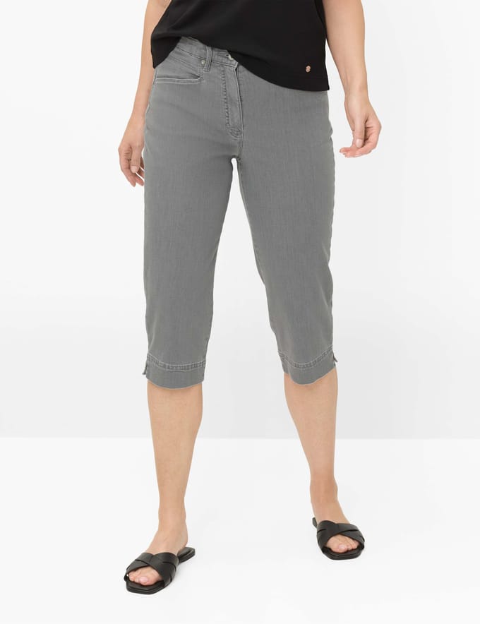Raphaela by Brax Dames Cap  Style CAREN CAPRI, donkergrijs, maat 36K