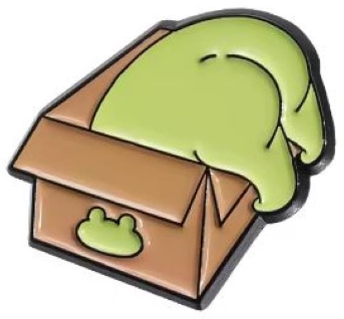 Pin Broche - enamel pin - kledingspeld - Kikker bil doos
