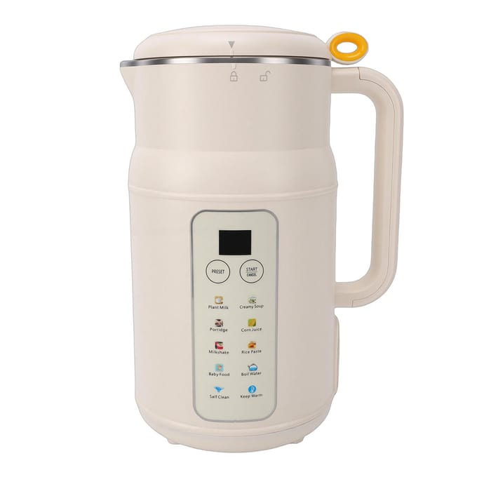 800ml Notenmelk Maker Blender Waterdicht Stil Automatische Sojamelk Maker Machine met Slimme Timer voor Zelfgemaakte Type 2 beige