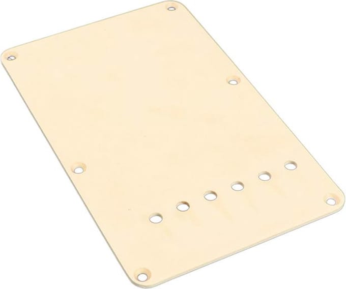 Boston BP-105RE back plate, string spacing 11,2mm, 1 ply white relic
