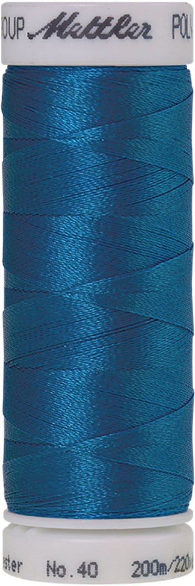 Mettler borduurgaren - Blauw - Nr 3901 - Polysheen - 200 meter