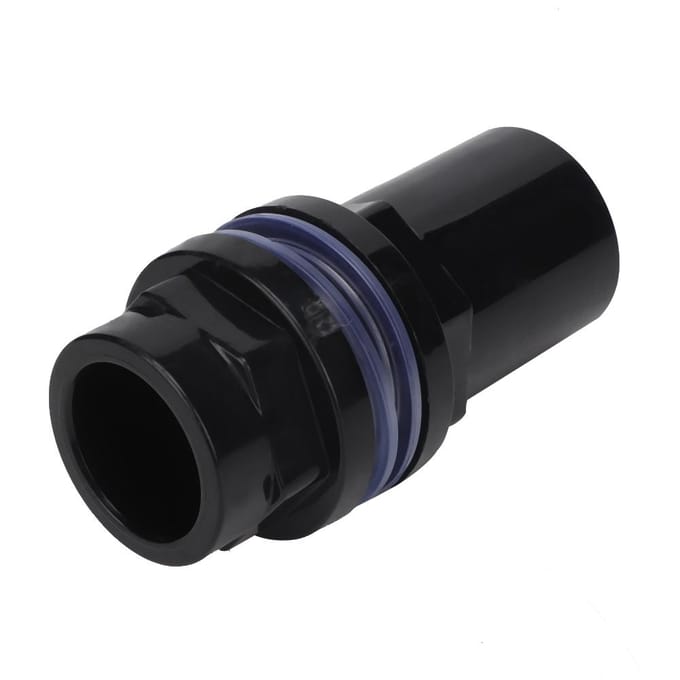 5 stuks/set PVC Aquarium Waterpijp Koppeling Rechte Buis Connector Aquarium Accessoires(25 mm) black