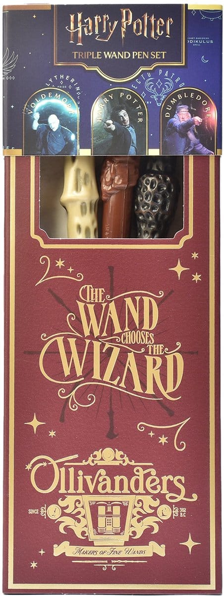 Harry Potter - set van 3 toverstaf pennen