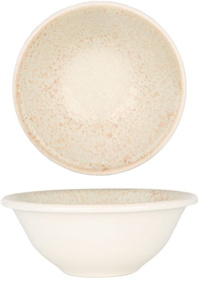By Bone Kommetje - Natura - Porselein - 16 cm (500cc) - set van 6