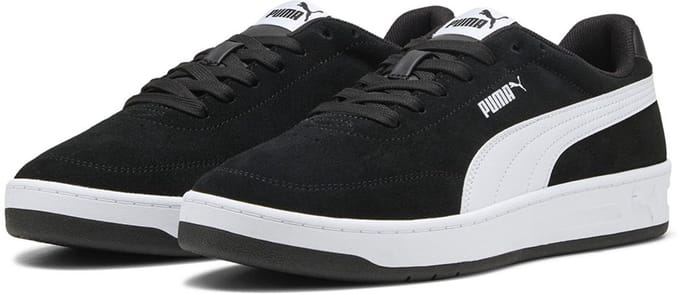 Lage Sneakers Puma Baskets Court Classic Clean SD daim