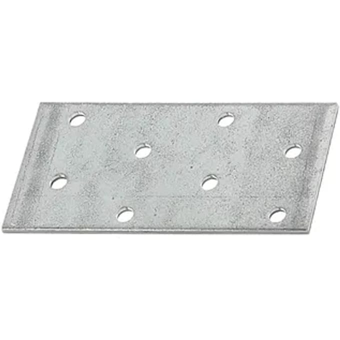 Alberts Verbindingsplaat - Verzinkt Staal - 80x40x2mm