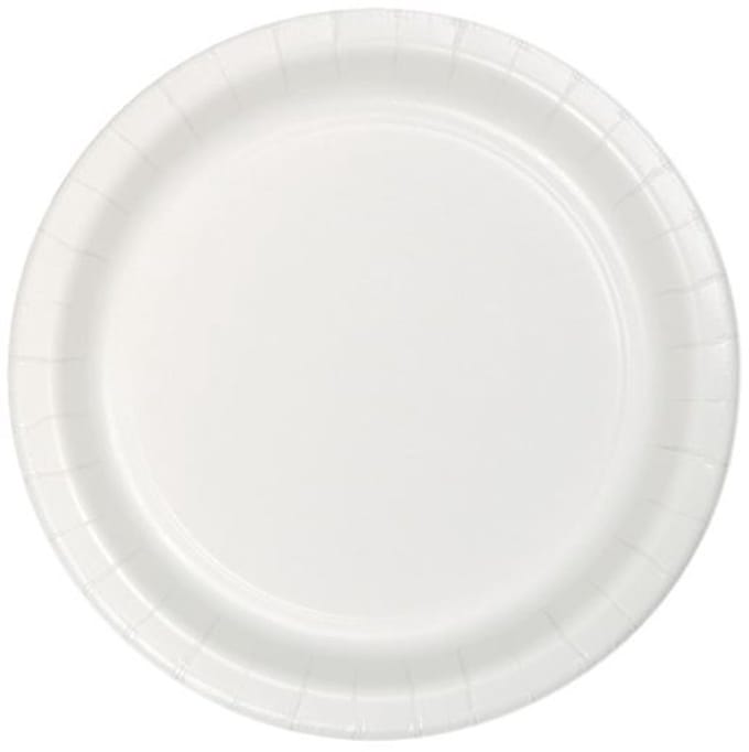 Bordjes white (Ã23cm, 8st)