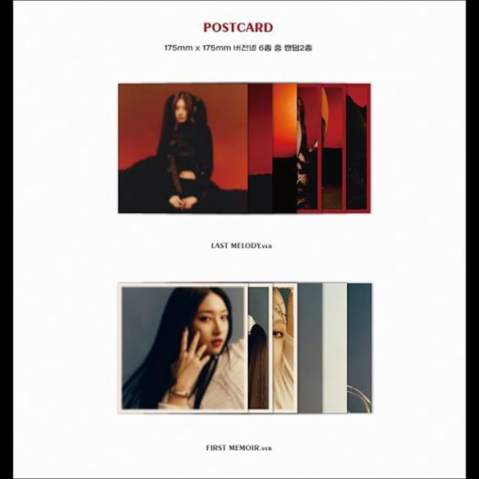 EVERGLOW [LAST MELODY] 3ème album single Random ver(1ea) brown