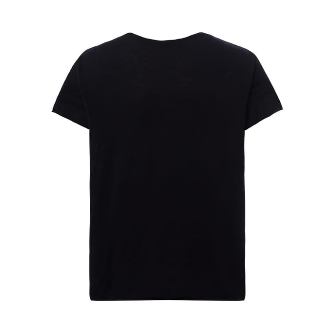 JHK Dames/Dames Curves Slub T-shirt (Zwart)