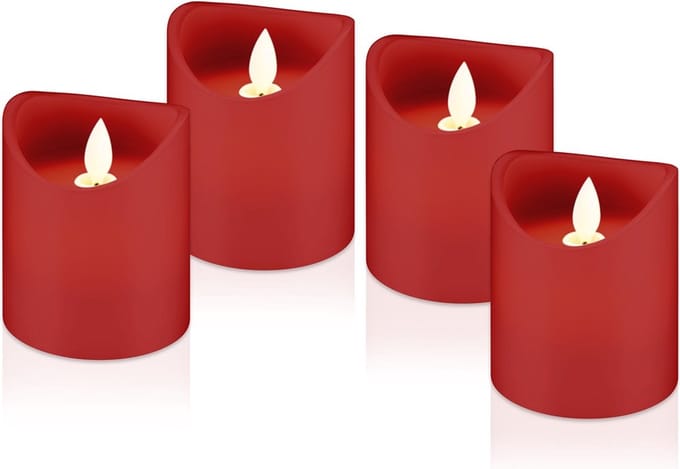 Goobay 44591 elektrische kaars LED Rood