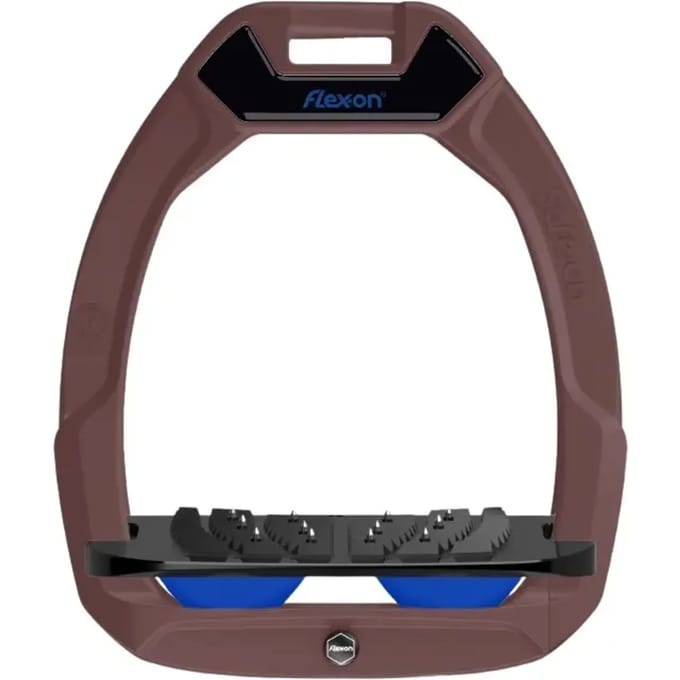 Veiligheidseindelijkers Paardrijden Hellend Ultra Grip Bruin/Zwart/Blauw Flex-On Safe-On