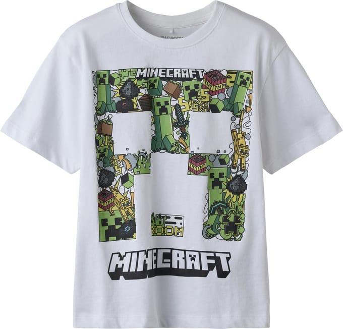 NAME IT - TKMPARK MINECRAFT SS NREG TOP NOOS BFU - Jongens - T-shirts