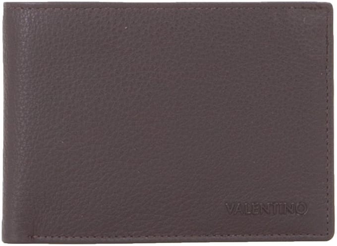 VALENTINO Leren Portemonnee Sodaro Wallet Moro Donkerbruin