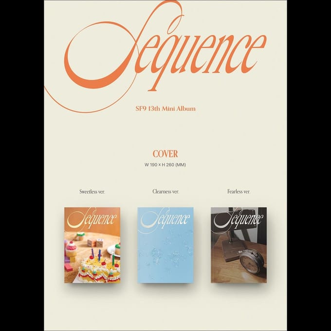 SF9 [Sequentie] 13e minialbum Clearness ver.